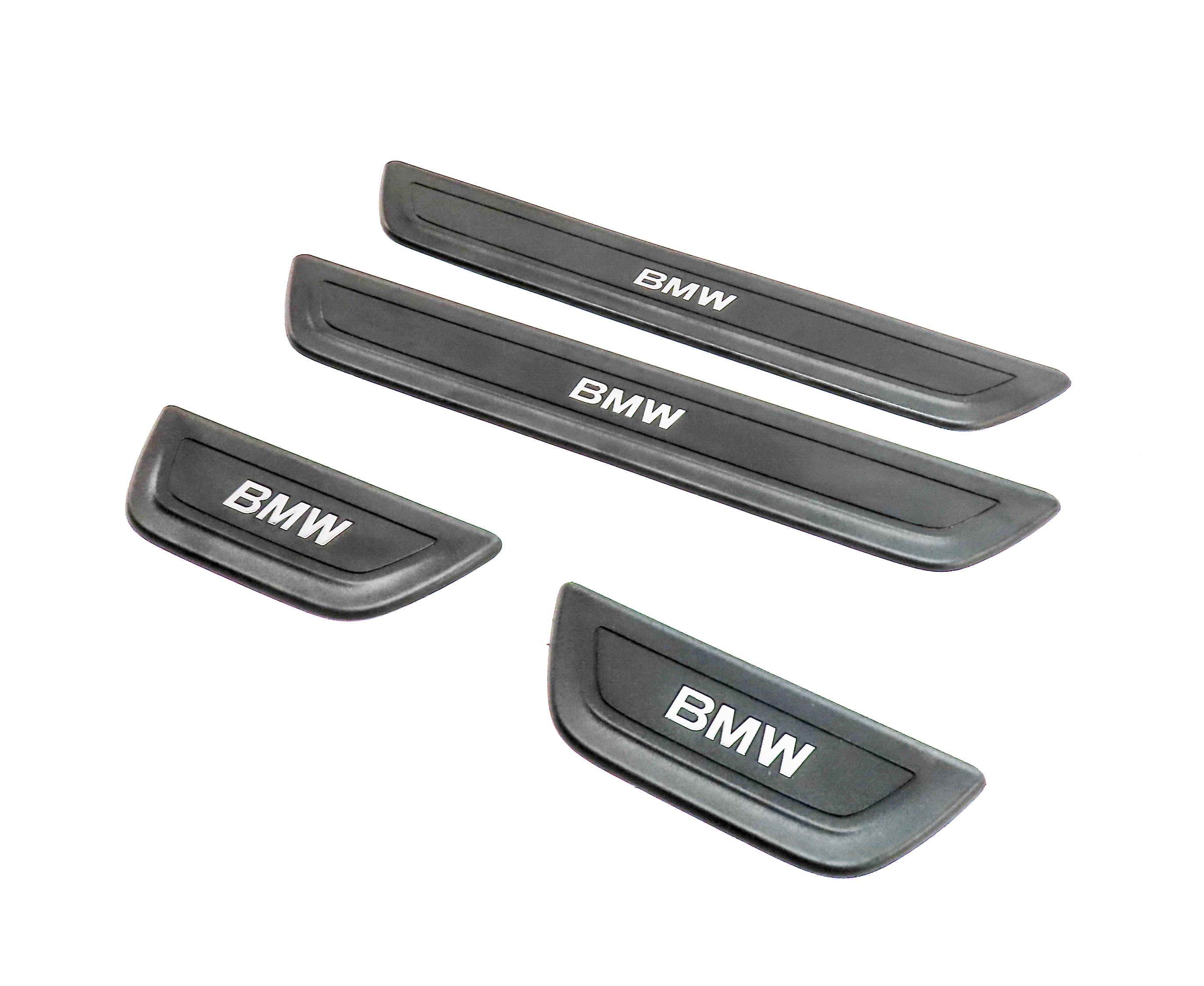 2014 BMW X3 (F25) FRONT & REAR DOOR SILL SCUFF TRIM PANEL PLATE SET/4 — exact item pictured